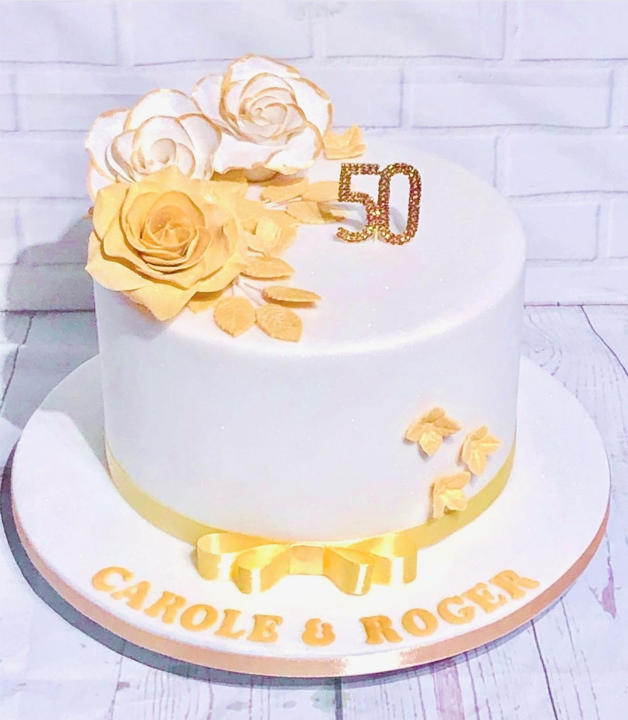 50th Wedding Anniversary cake